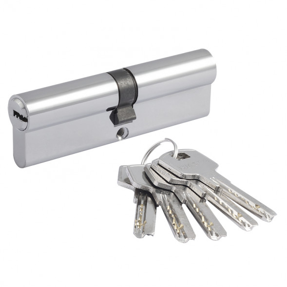 Цилиндр.мех-м STD AL ЛП-100 (50-50) (хром)