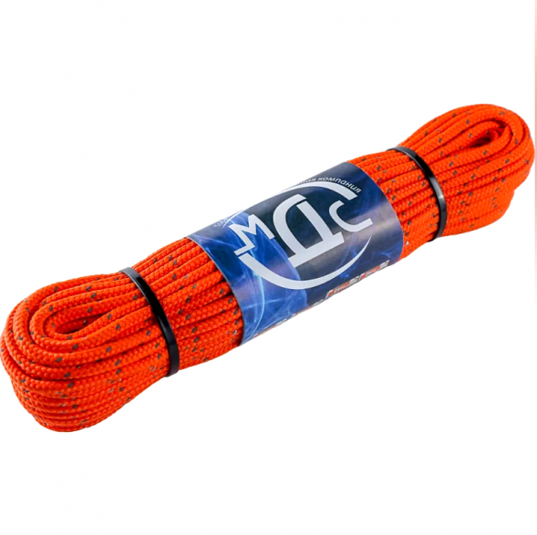 Шнур ПП плет. 4мм 16пр.20м СВЕТООТРАЖАЮЩИЙ