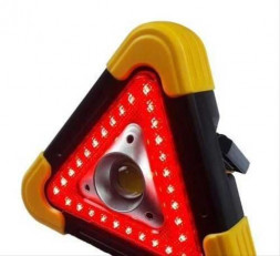 Знак аварийный светодиодный зарядка от солнца (НB-6609/HS-8018)