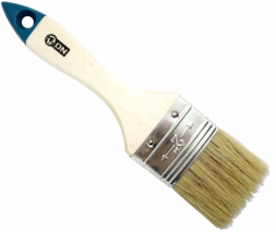 Кисть малярная плоская &quot;Евро&quot; нат. щетина 2&quot; (50мм) дер.ручка ON