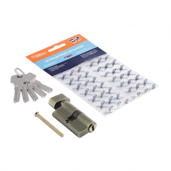 Цилиндр.мех-м STD Z  ЛПВ-60 (30-30) (старая бронза)