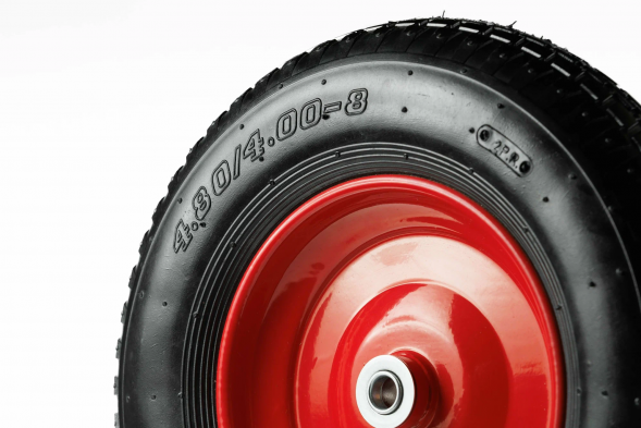 Колесо пневмо 380мм пласт. сим. ступица 3,5-8 D16