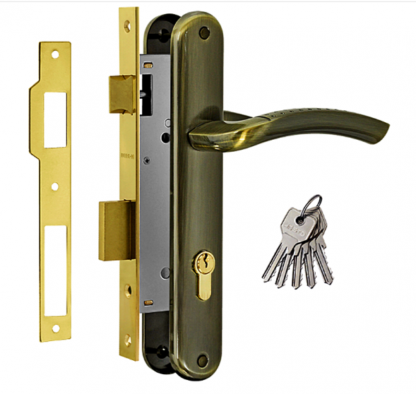 Замок врез. N96-85 К (ст.бронза)