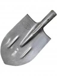 Лопата штыковая с ребрами жесткости &quot;Рельсовая сталь&quot; 700гр б/ч К-2 (12 шт.)
