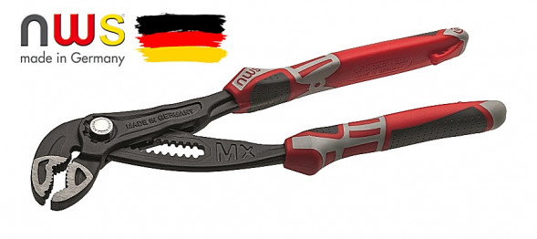 Клещи переставные NWS 250мм, Maxi MX, покрытие TitanFinish,рукоятки SoftGripp 3K