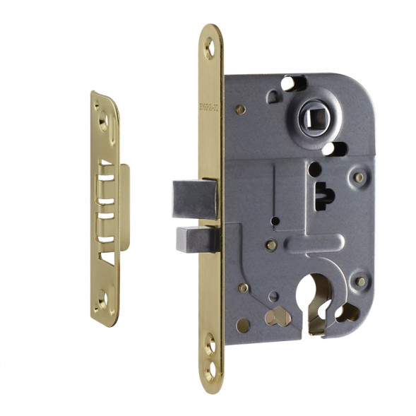 Корпус замка КЗВ-118 (латунь полир.)  "Нора-М"