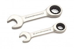 515615 Ключ комбинированный трещоточный короткий 15 мм (5шт)