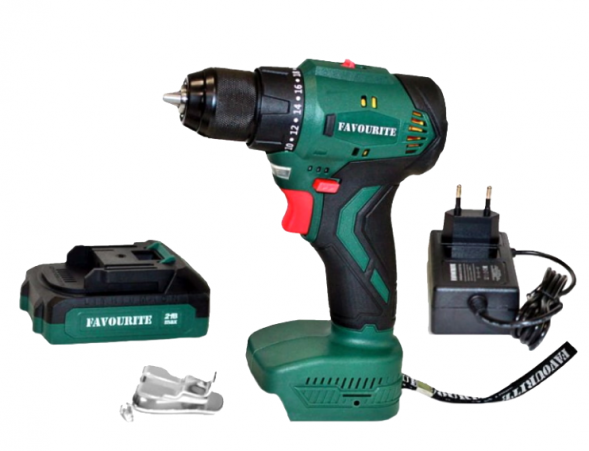 Дрель-шуруповерт аккумуляторная 21В, бесщет. OBS 21 DCNB  FAVOURITE