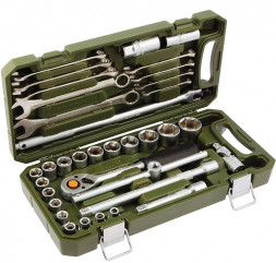 620735 Набор головок1/2&quot; с комбинированными ключами, 35 предм. (4шт)