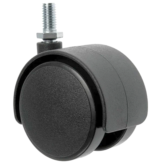 Колесо мебельное 40мм болт М8. SIZE: 1,5&quot; Нагрузка 30кг. 6003040