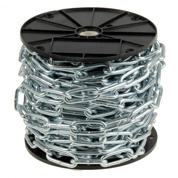 Цепь длиннозвенная DIN 763 14мм оцинк. (5м)