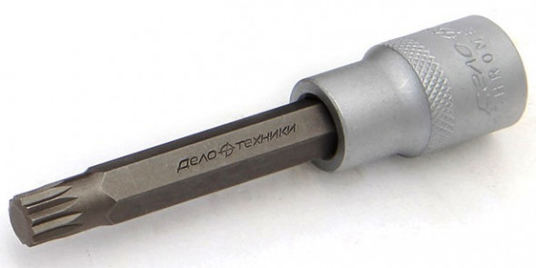 625460 Головка со вставкой 1/2&quot; Spline М10  L=100мм (10шт)