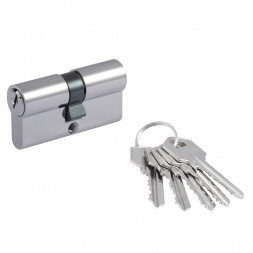 Цилиндр.мех-м Л-80 (хром) (40-40)  "Нора-М"