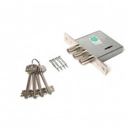 Замок врезной 10.01 4 кл. (накладка/ отв. планка)  Гардиан