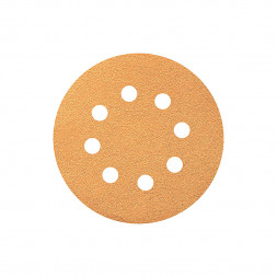 Абразивный круг SMIRDEX 820 Power Line, D=125мм, Р180 8 отверстий