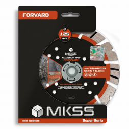 Диск алмазный по арм. бетону Forvard 125х12х22,23мм MKSS