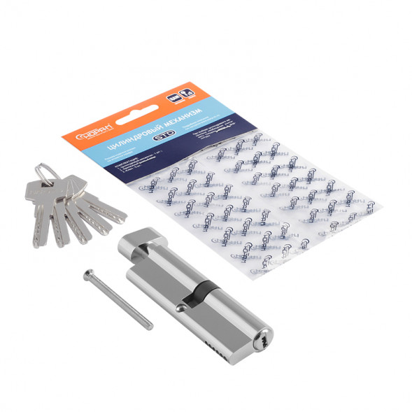 Цилиндр.мех-м STD Z ЛПВ-100 (50-50) (хром)