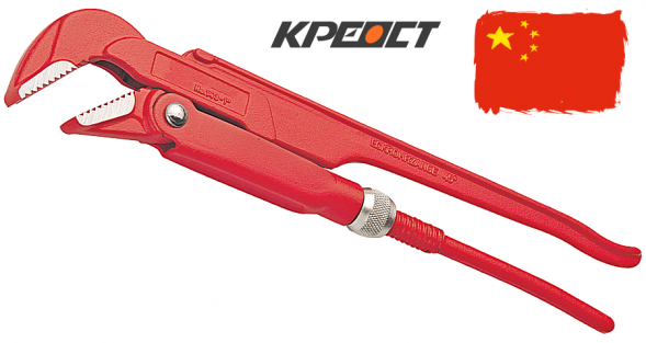 Ключ трубный разводной губки 45° &quot;Креост&quot; (1 1/2&quot;).