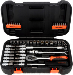 39922 Набор головок торцевых 53пр. 1/4&quot;DR  АвтоДело