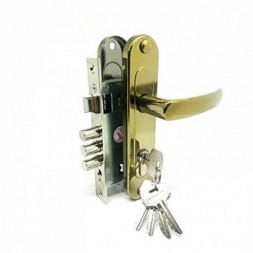 Замок врезной ЗЕНИТ ЗВ7-60.1.02 золото