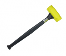 Кувалда стальная фрезерованная с рукоятью из литой маслобензостойкой резины 6 кг ON