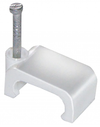 Скоба кабельная ПЛОСКАЯ 8мм (уп.-100шт)