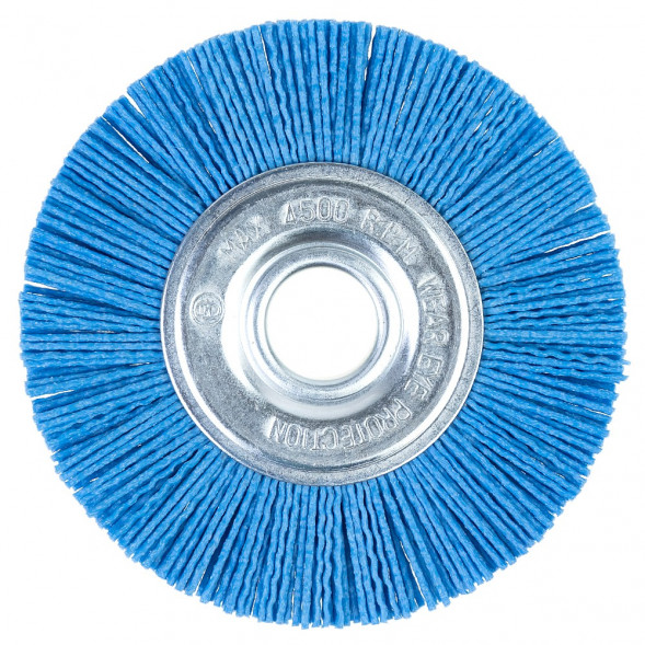 Щетка из нейлона  125мм*22мм (плоская для УШМ)