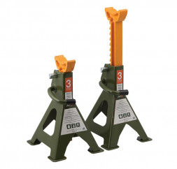900303 Подставки страховочные с зубчатым механизмом 3 тонны, 276-420 мм, 2 шт