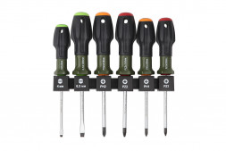 728065 Набор отверток с 3-х компонентными рукоятками, 6 шт. (6шт)
