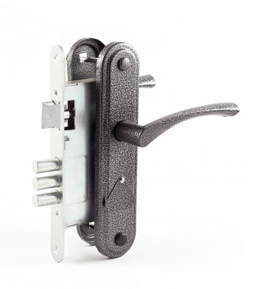 Замок врезной ОМЕГА ЗВ 9.1-01 (серебро)