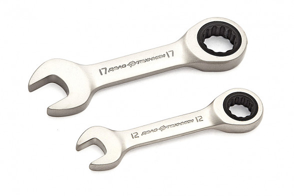 515619 Ключ комбинированный трещоточный короткий 19 мм (5шт)