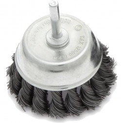 272500 Щетка для дрели крученая чашка 100мм (5шт)