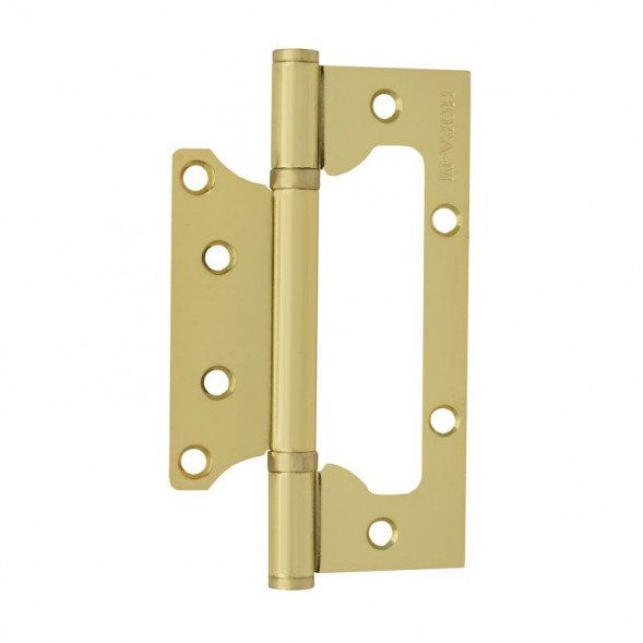 Петля накладная унив. 800-5&quot; FНР SB (мат.лат.покр.) без колп. (125*75*2,5)  &quot;Нора-М&quot;