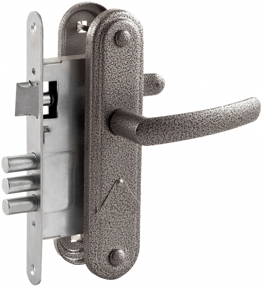 Замок врезной ОМЕГА ЗВ 9.1-02 (серебро)