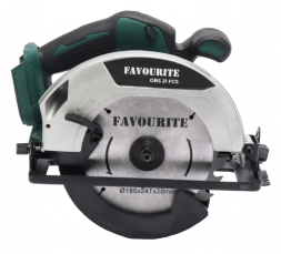 Циркулярная пила аккумуляторная 21В, 2/4Ач, бесщет.OBS 21 FCS  FAVOURITE