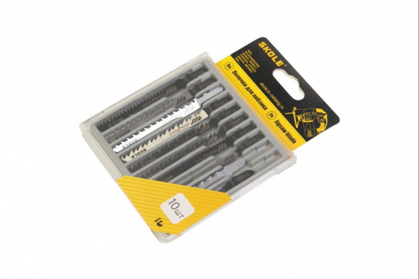 Набор пилок для лобзика металл/дерево 10PC SKOLE