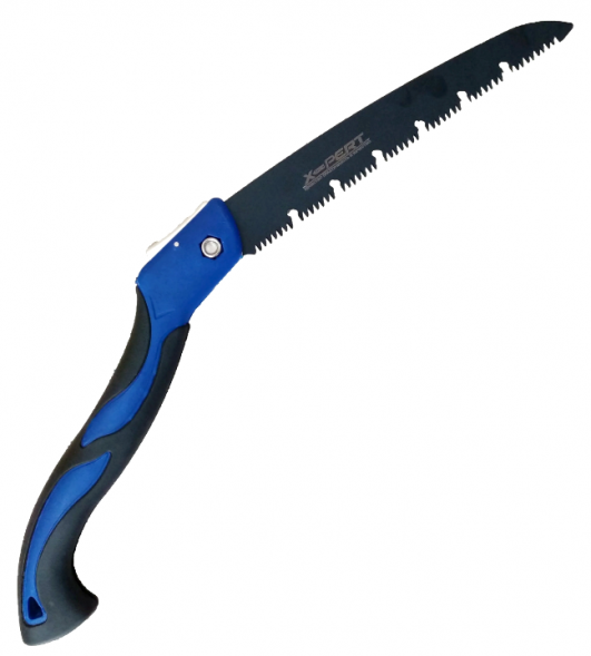 Ножовка садовая СКЛАДНАЯ СПАРКЛЮКС 210 черное полотно, изогнутая ручка