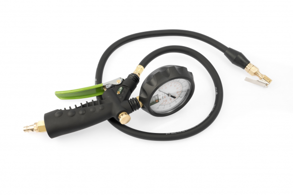 945012 Пистолет с эргономичным корпусом для подкачки шин 0-12 бар