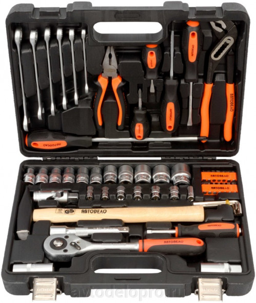 39859 Набор инструмента 59пр. 1/2"DR 1/4DR  АвтоДело