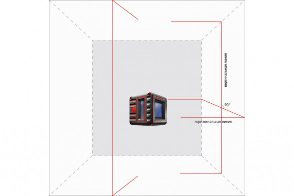 Лазерный уровень ADA Cube 3D Basic Edition (построитель, батарея,инструкция)