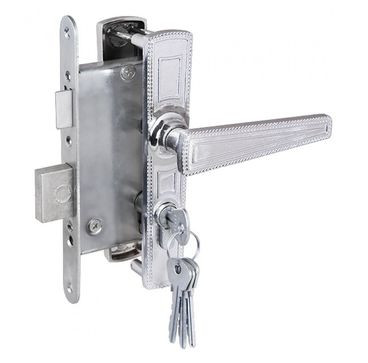 Замок врезной ЗЕНИТ ЗВ4-3.01 Р хром