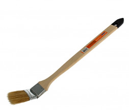 Кисть радиаторная, 63мм, натуральная щетина деревянная ручка, 4Walls Master