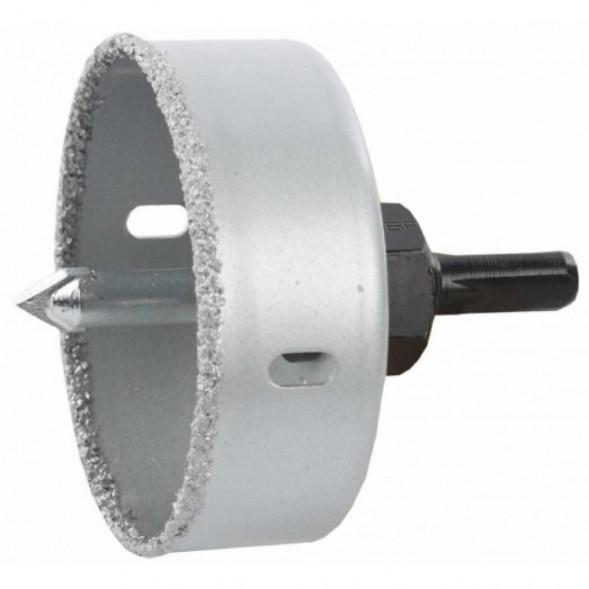 Коронка  вольфрамовая  по стеклу и кафелю 68мм СТРОНГ