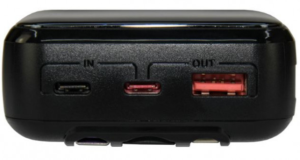 Внешний аккумулятор Power bank LFP 20000 с беспроводной зарядкой "Энергия"