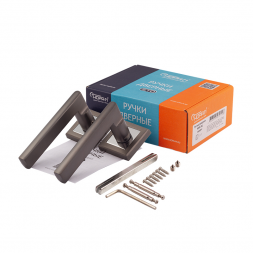 Ручка дверная 108К AL графит НОРА-М