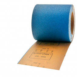 Абразивная ткань в рулонах  SMIRDEX 635 Сloth ZX, 116мм*25м (шир.24м)  Р100