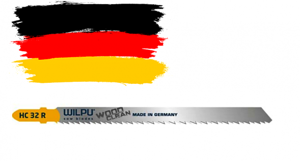Пилка WILPU HC 32 R 5шт/уп. для дерева до 65мм и пластмассы (безосколочный рез)