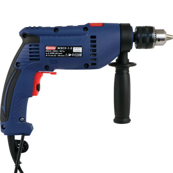 Машина ручная электрическая сверлильная ударно-вращальная 850Вт  (МЭСУ-1-2) &quot;ДИОЛД&quot;