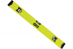 Уровень строительный алюминиевый, 3 глазка, 100см ON