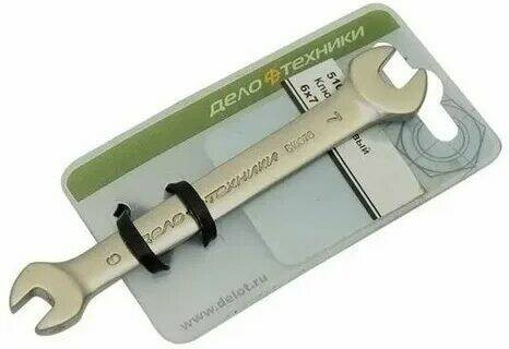 510076 Ключ рожковый 6х7 мм (5шт)